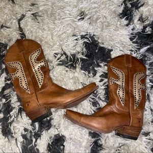FRYE Daisy Duke Western Cowboy Boots